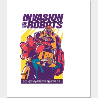 INVASION OF ROBOTS Posters and Art